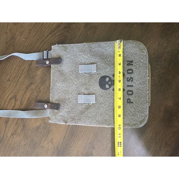 Vintage Military Shoulder Satchel Haversack Canvas Bag WWI WW2 - Picture 7 of 16